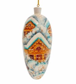 РД- 10/ 7 Елоченая игрушка «Шишка» художественная роспись