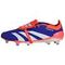 Элитные бутсы Adidas PREDATOR, низкие сине-оранжевые кроссовки