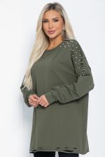 Свитшот Бьянка (хаки) Б12366-1 LT Collection