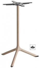 Стол ламинированный обеденный Scab Design Tripe, тортора, черный мрамор Сахара