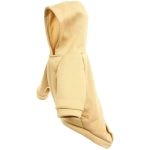 Кофта - толстовка для мелких пород собак «BRO Style», цвет молочный, р L (на флисе)