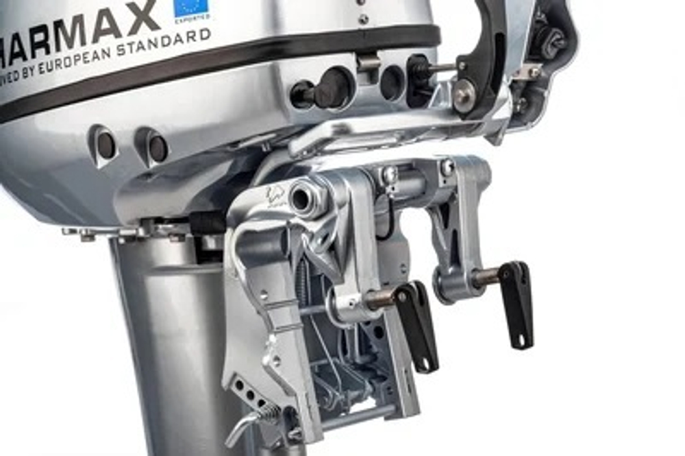 Лодка ПВХ АНДРОМЕДА 375 киль + 2х-тактный лодочный мотор SHARMAX SM9.9HS