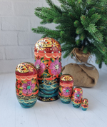 Матрешка Виды города 5мест 15см