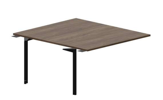 Составной стол на 2 рабочих места 138х156,6х75см (без отверстий) - приставной элемент