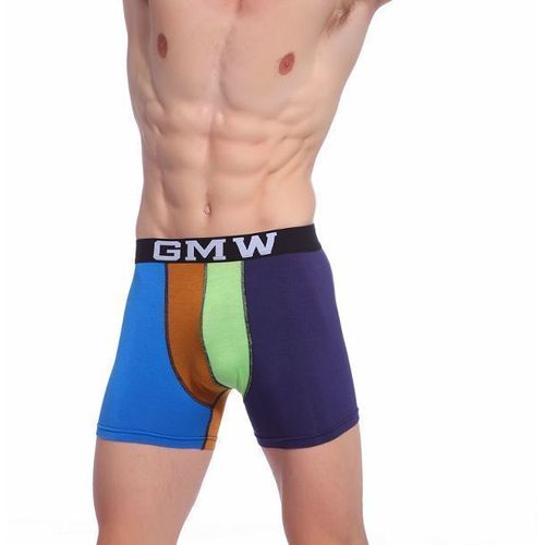 Мужские трусы боксеры синие Good Men Wear Multicolored Boxer