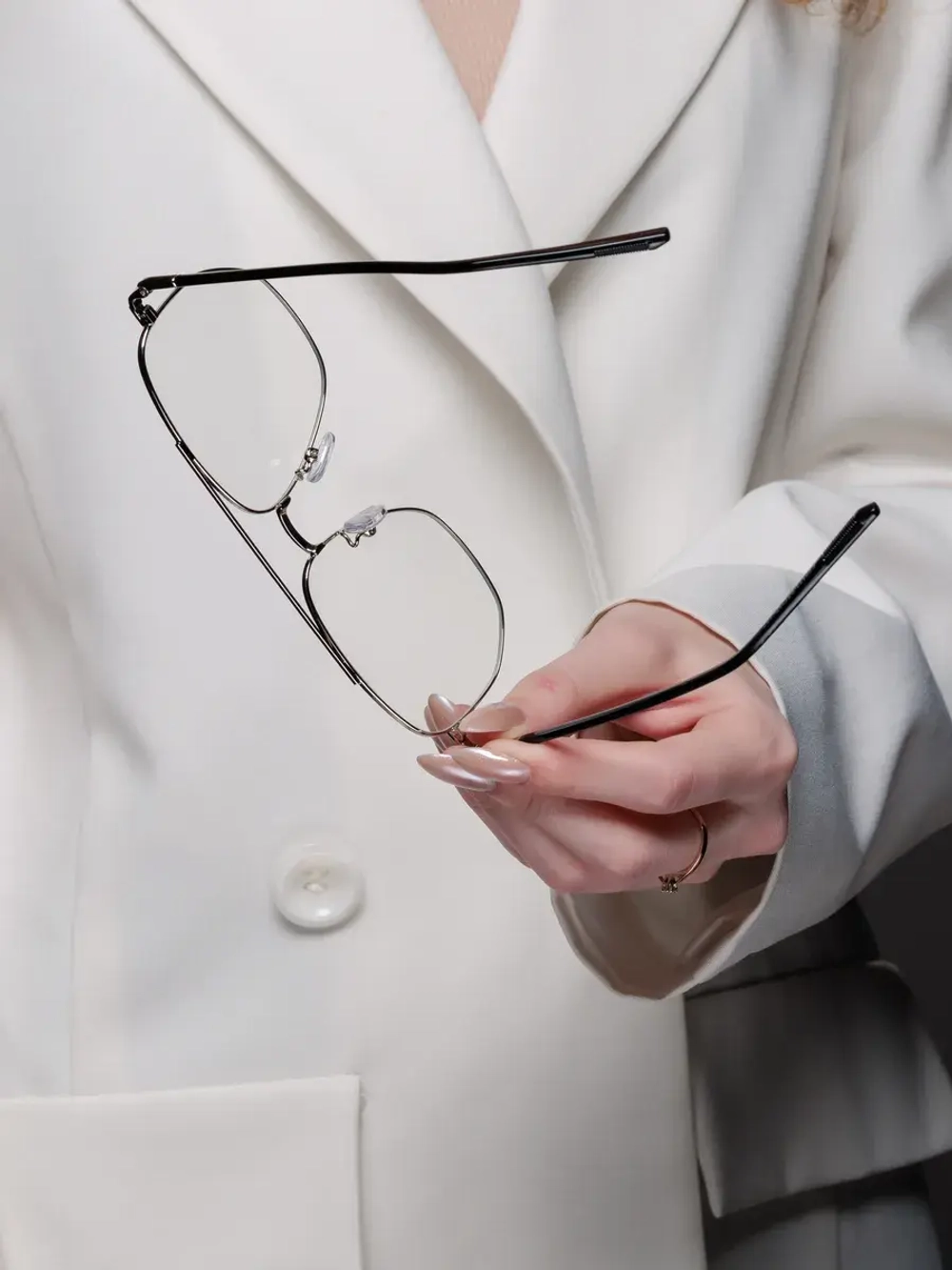 Очки для компьютера имиджевые защитные прозрачные нулевки