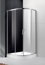 Душевой уголок Cezares MOLVENO-R-2-80-C-Cr-IV, 80х80х195, профиль хром, стекло прозрачное