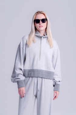 Анорак из шерстяного джерси