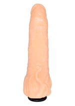 Насадка на "Harness" телесная в ламинате 18,5 см. (Цвет: телесный)