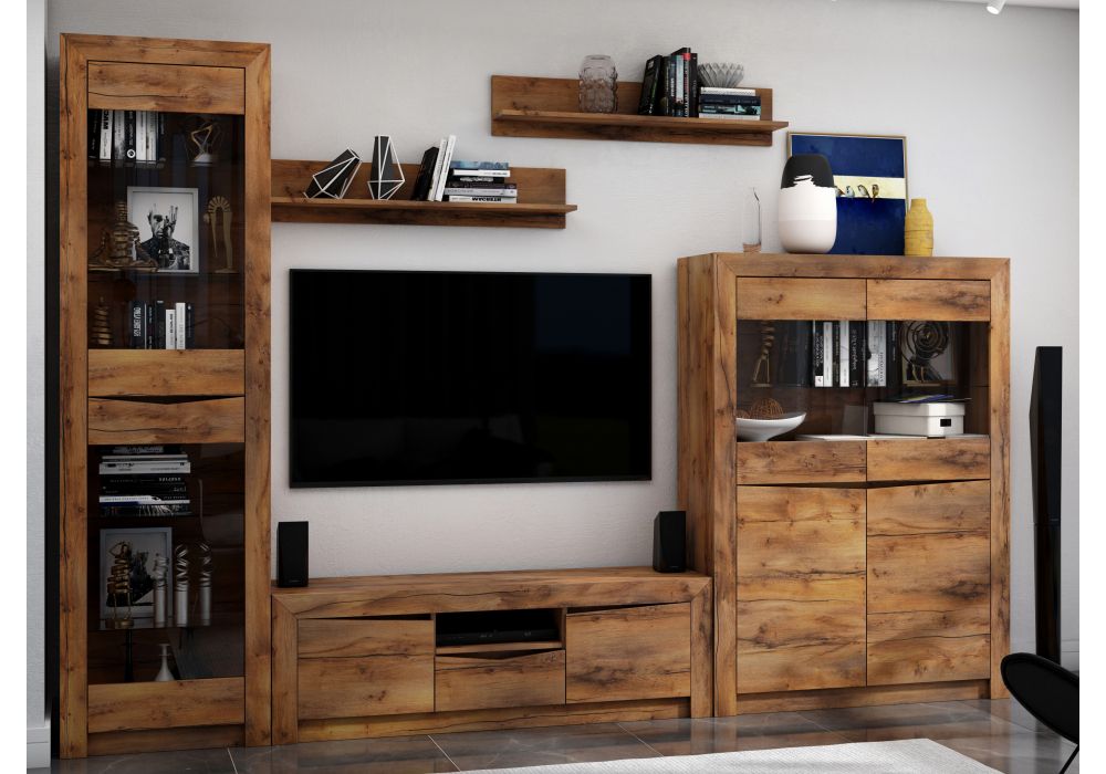 ТВ-тумба Саманта таксония шоколадная