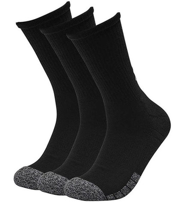 Теннисные носки Under Armour HeatGear Crew 3P - черный