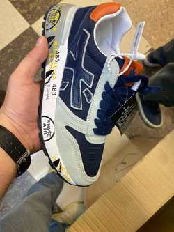 Premiata Mick 5890 синие с оранжевым