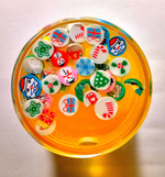 "Бочка Слайма" детская игрушка с 3-х лет, 240 мл, цвет жёлтый, красно-тёмно-синяя крышка