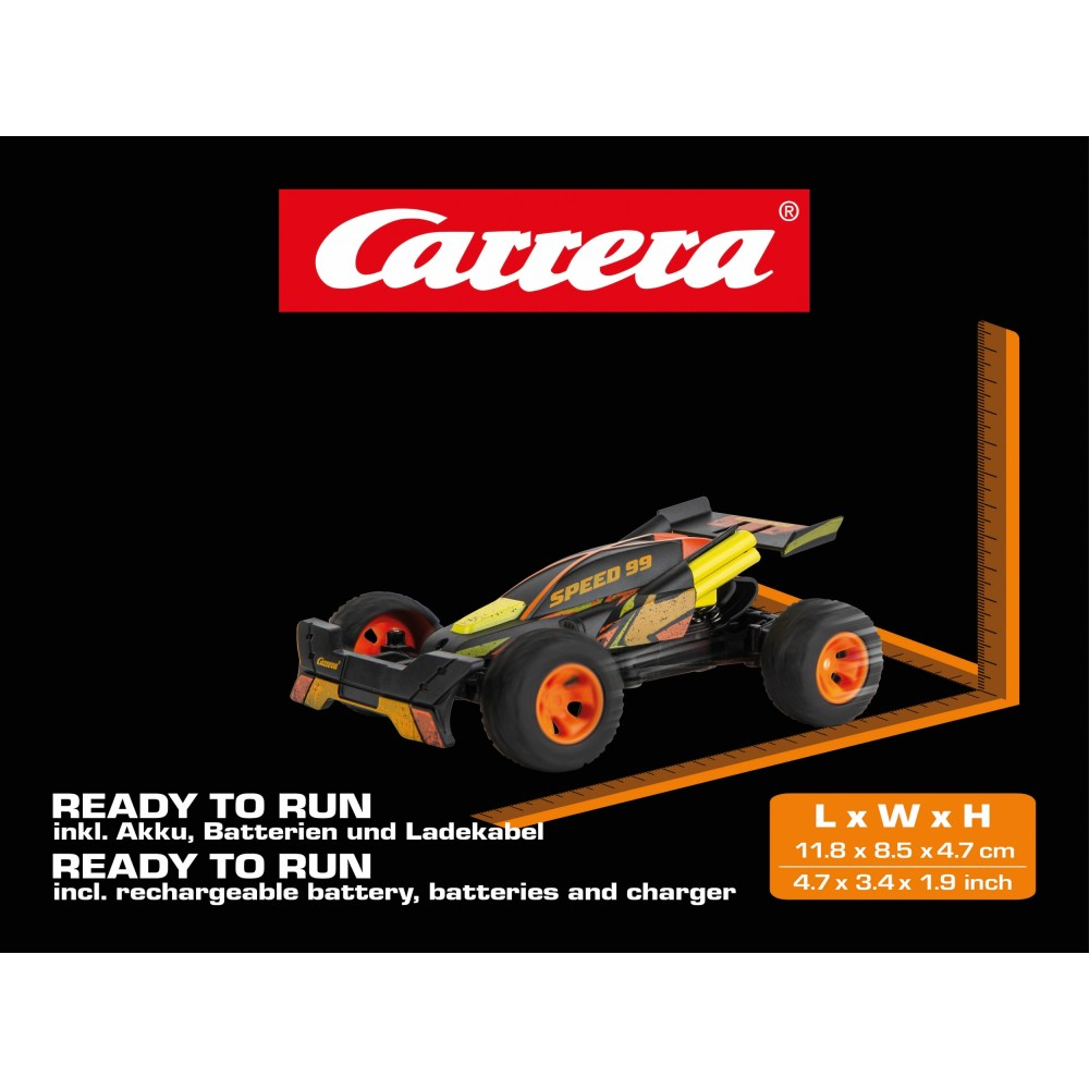 Радиоуправляемый автомобиль Carrera RC Orange Jumper 320010 1:32 с рампой 2,4 ГГц — фото 10