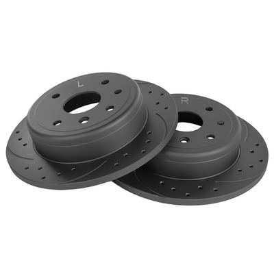 Диск тормозной задний перфорированный PRO-Line с покрытием (компл.2 шт) CHEVROLET Epica 2006 /D=276mm GANZ GIJ06053S