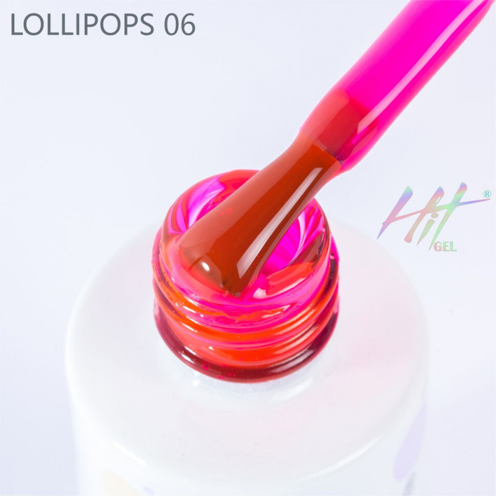 Гель-лак ТМ "HIT gel" №06 Lollipops, 9 мл