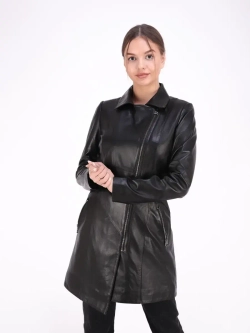 Женский кожаный плащ/натуральная кожа/Турция