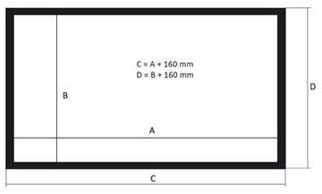 Kauber Frame Velvet Cinema, 117” 16:9 146x260 Microperf MW