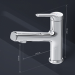 Смеситель для раковины с вытяжным изливом AM.PM X-Joy F85B02900