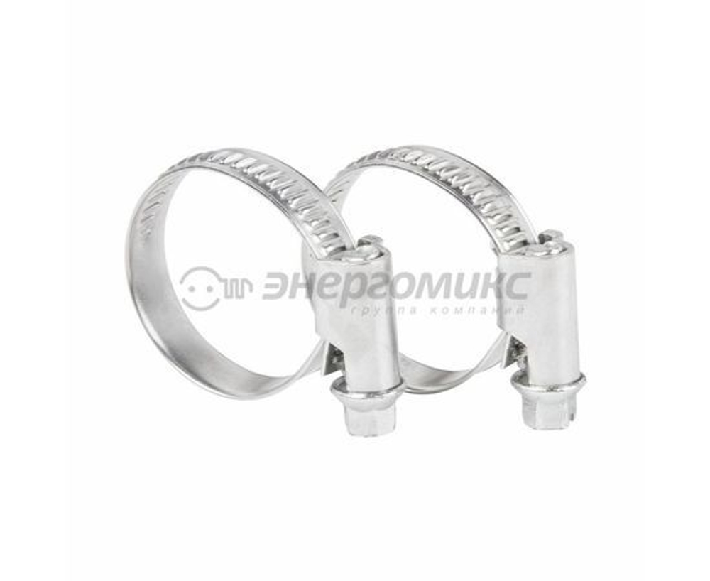Хомут стальной червячный 16-27 Россия Rexant 07-0616