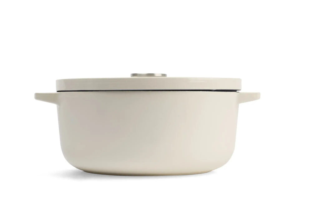 KitchenAid Чугунная кастрюля 22 см 3,3 л крем