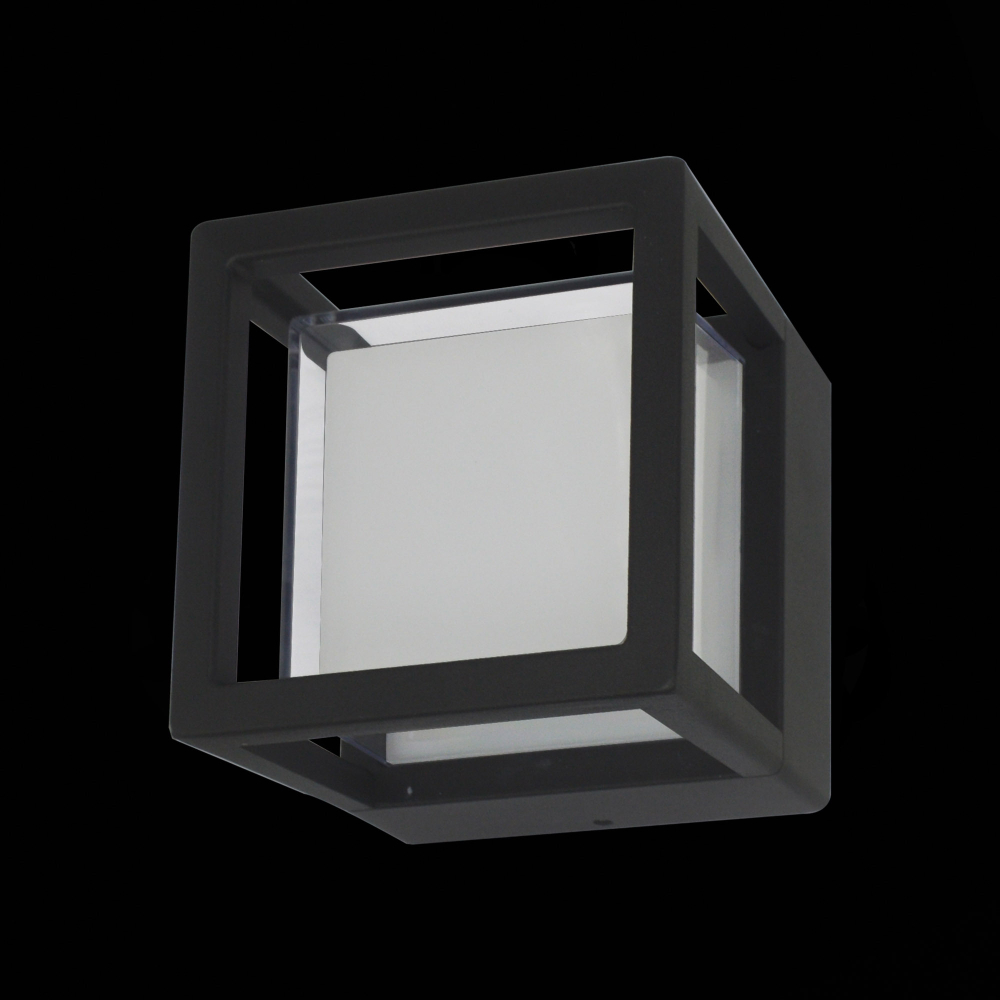 SL9504.401.01 Светильник уличный настенный ST-Luce Черный/Белый LED 1*5W 4000K