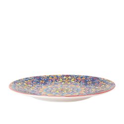 Тарелка "Arabesque" (красная) d=21,5см,h=2см (min6) (транспортная упаковка)