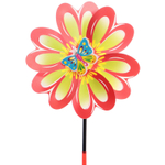 Ветрячок «Пархающая бабочка» d-23 см, 50 см в ассортименте