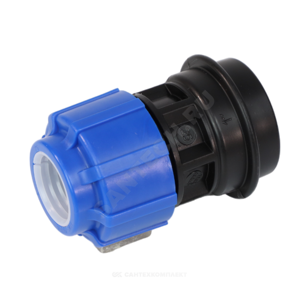 Муфта компрессионная ПЭ Дн 50х1 1/2" ВР Ру16 ТПК-АКВА 52005112