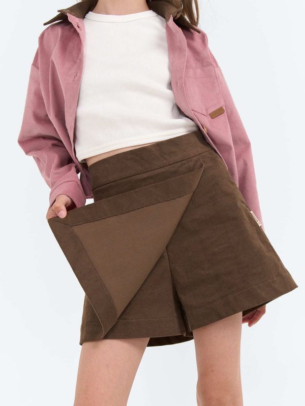 Юбка-шорты вельветовая 