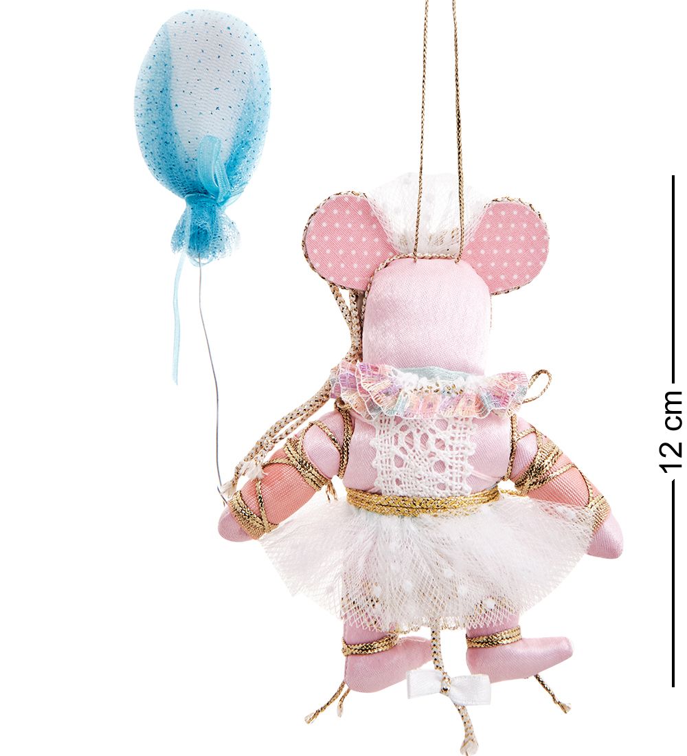 RK-959 Кукла подвесная «Мышка с шариком»