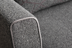 Диван трехместный Garda Decor Marco Flona серый механизм пума
