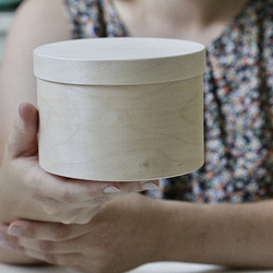 Коробочка-цилиндр из шпона