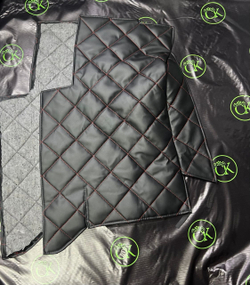 Коврики (утеплитель) под сиденья УАЗ 452 Буханка (красная нить ромб)