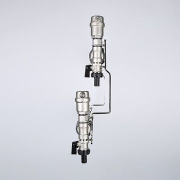 Коллекторный блок Valtec 1"х3/4" 6 выходов (нерж. сталь) VTc.588.EMNX.0606