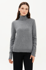 23375 Свитер женский (серый)