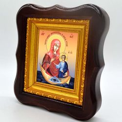 Богородица Московская Всея Руси. Икона на холсте.