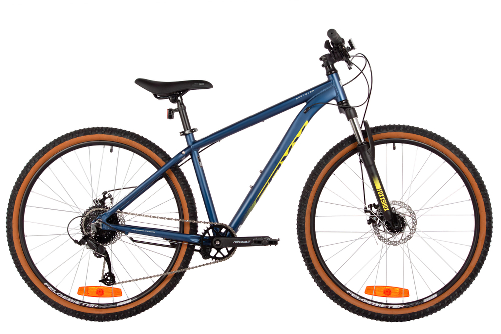 Велосипед 27.5" FOXX  MERIDIAN р.16" алюминий, синий