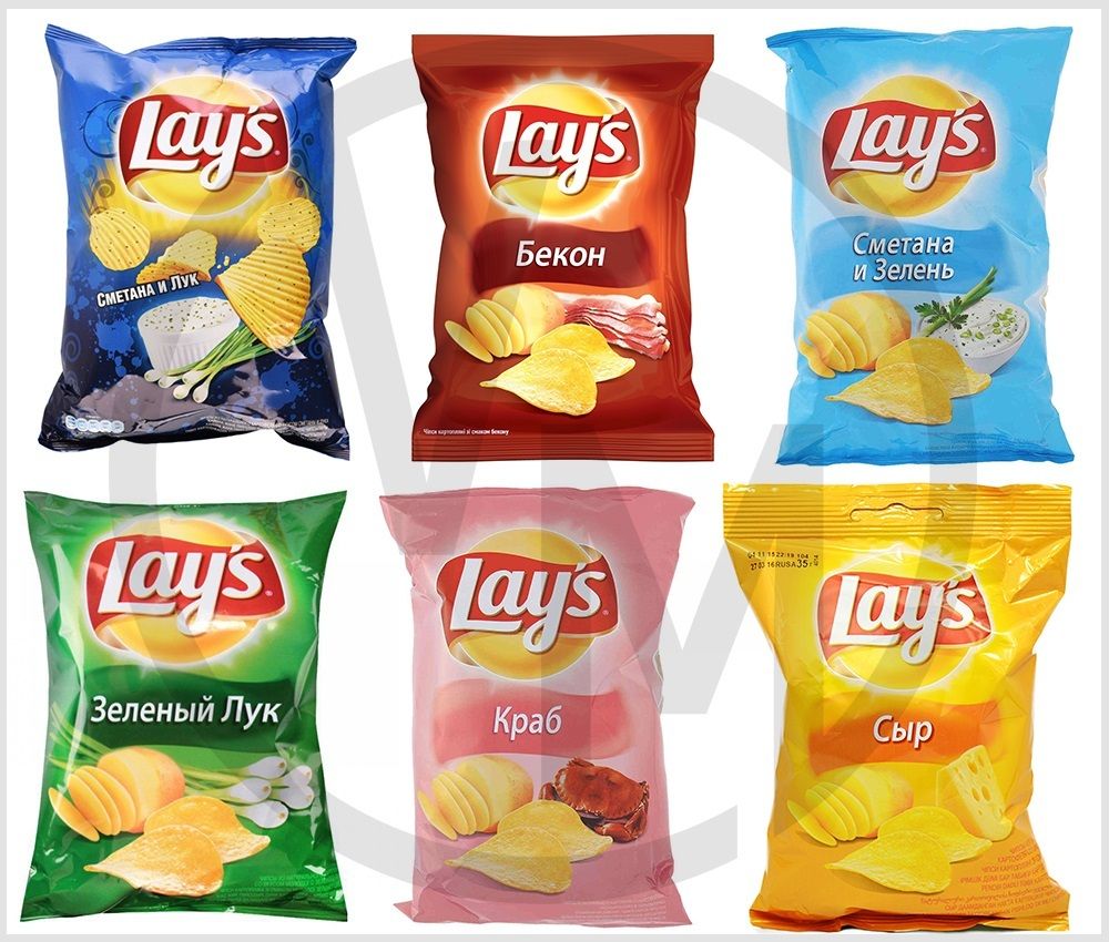 Чипсы Lays в ассортименте 140 гр