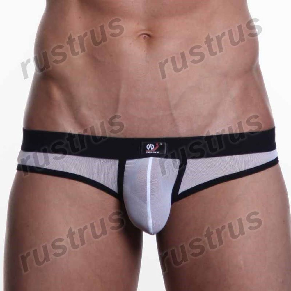Мужские трусы джоки белые WANGJIANG WG00087