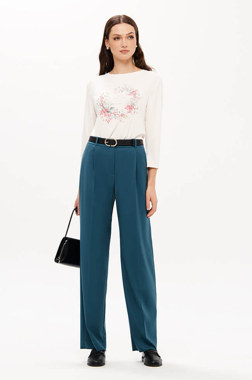 23392 Лонгслив женский (молочный)