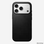 Кожаный чехол Nomad Modern Leather Case для iPhone 17 Pro черный