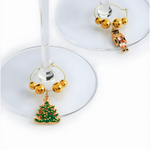 Набор подвесок для бокала 4 шт елка с игрушками