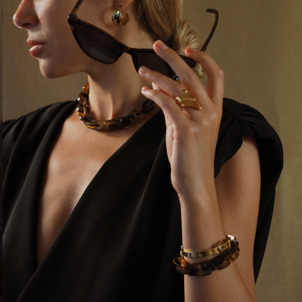 dark horn chain bracelet