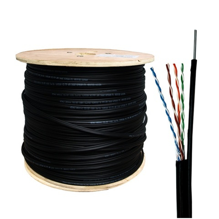 Витая пара FTP cat.5e 4pair 4*2*0.50 (24AWG (внешний с одножильным тросом)