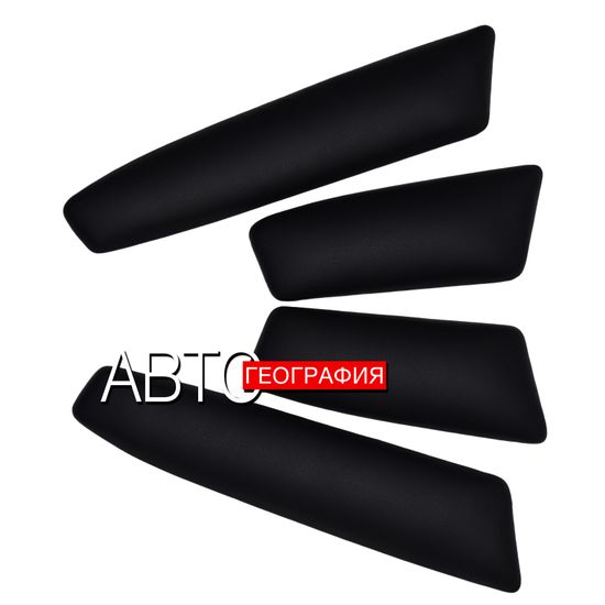 Мягкие накладки на ручки дверей Volkswagen Teramont (2016-наст. время) из экокожи