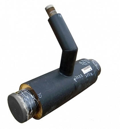 Тройник стальной параллельный переходной эл/св 89х4,0-57х3,0-1-ППУ-ПЭ