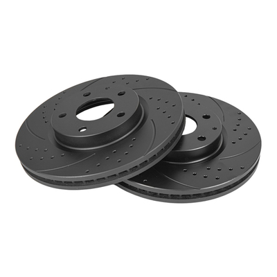 Диск тормозной GANZ передний перфорированный PRO-Line с покрытием (комплект - 2 шт) MAZDA 6 2012 / CX-5 2011 / Vent Арт.: GIJ10131S