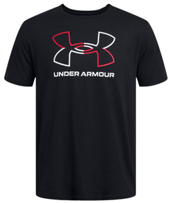 Мужская теннисная футболка Under Armour Men's Foundation Short Sleeve - черный