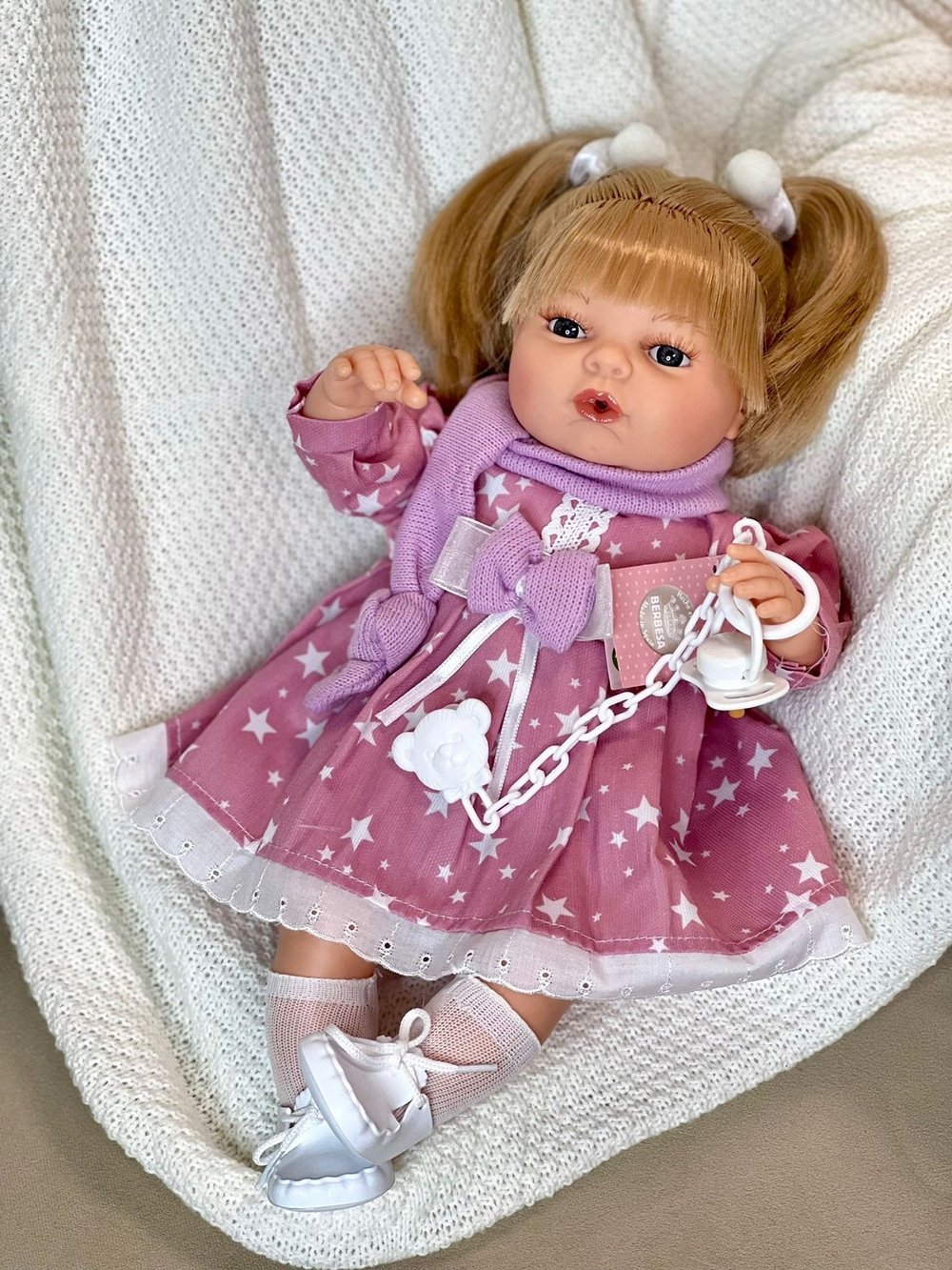 Кукла Berbesa мягконабивная 42см MARIA в пакете (4316K)